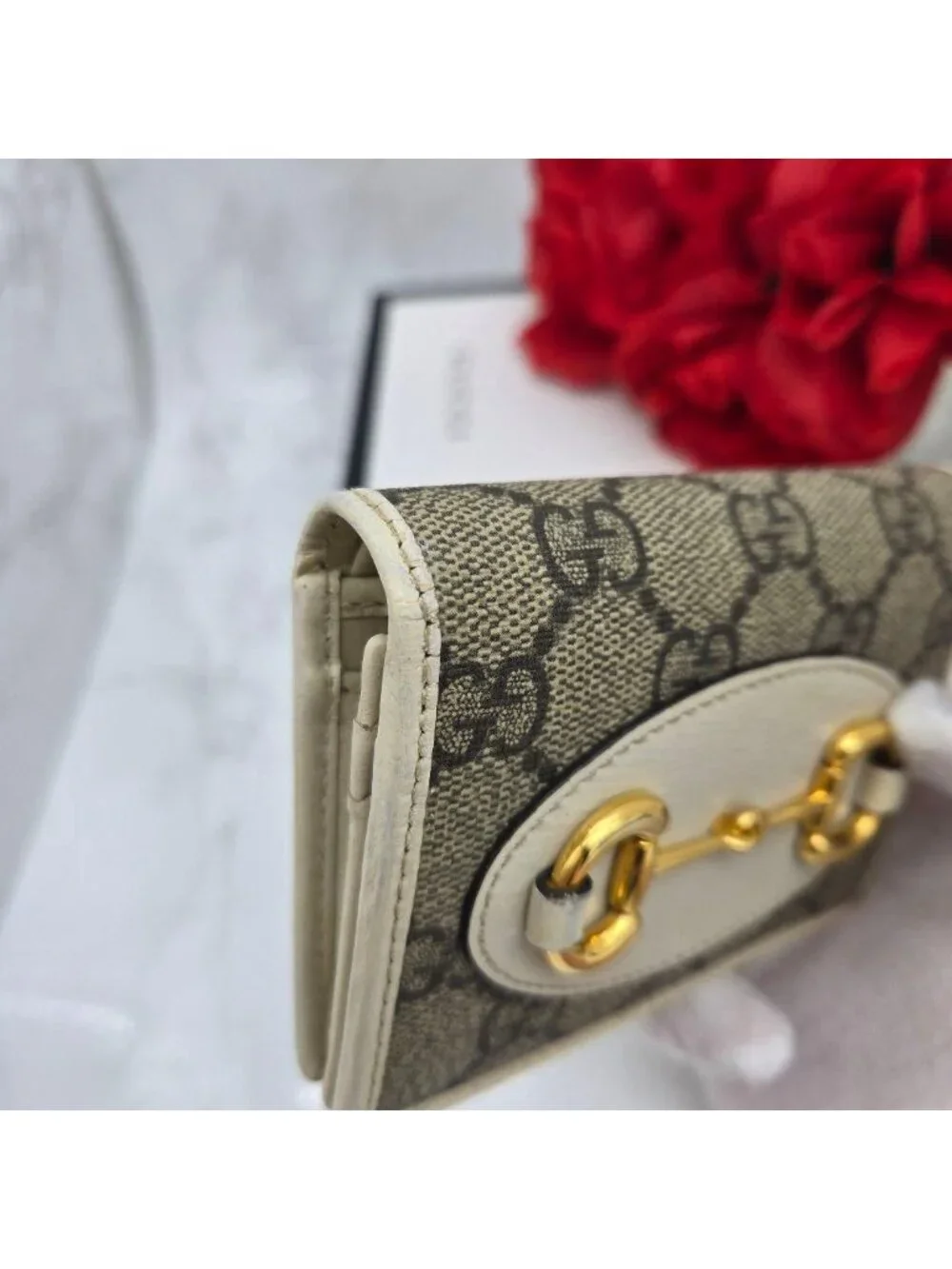 Gucci Fold Wallet Horsebit GG - Picture 4 of 15